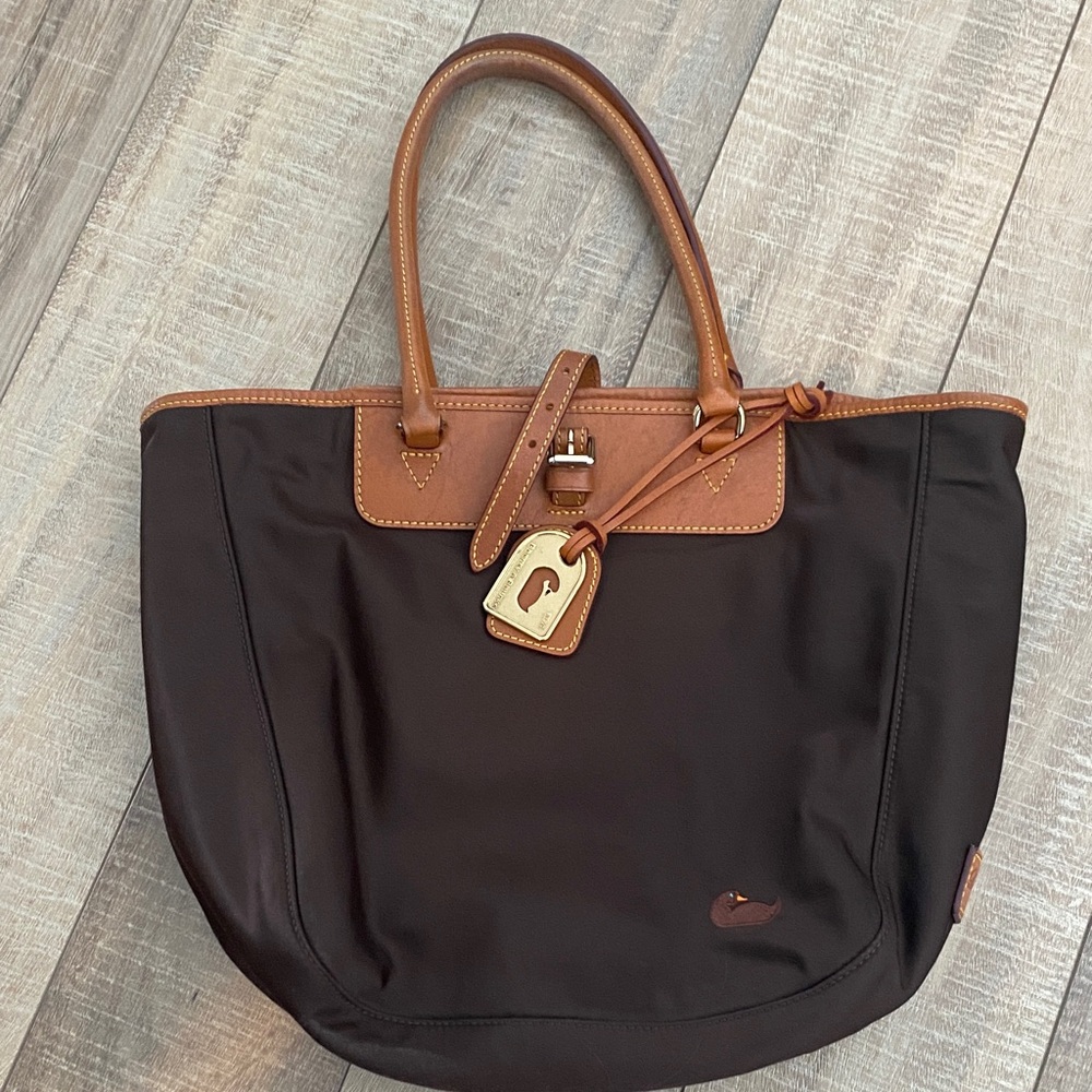 Dooney & Bourke Black and Brown Tote